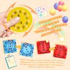 Math Fidget Spinners, Stress Relief Sensory Fidget Toys for Kids, Math Fact Fidget Spinner, Learning Addition Subtraction Multiplication Division, Rotatable Spinner Game for Classroom Prizes