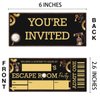 Qlnuk Escape Room Party Invitations Mystery Escape Room Ticket Invitations Set of 20 Invites with Envelopes