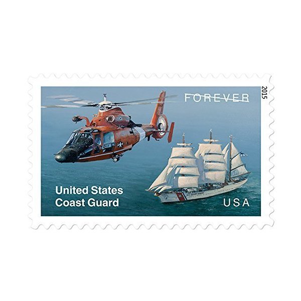 United States Coast Guard Pane of 20 Forever Stamps Scott 5008a By USPS