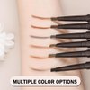 3 Classic Eyebrow Pencils,Creates Natural Looking Brows Easily And Lastes All Day,3-in-1:Eyebrow Pencil *3;Light Brown #-0824013