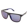 Carrera Men's Black In Matt, Blue Frame/Black With Blue Mirrored Style Lens Non-Polarized Sunglasses 58 0