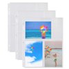 Dunwell Photo Album Refill Pages - (4x6 Mixed Format, 100 Pack) for 600 Photos, 3-Ring Binder Photo Pockets, Each Photo Page Holds Six 4 x 6 Pictures, Postcard Sleeves, Archival Photo Sleeves 4x6