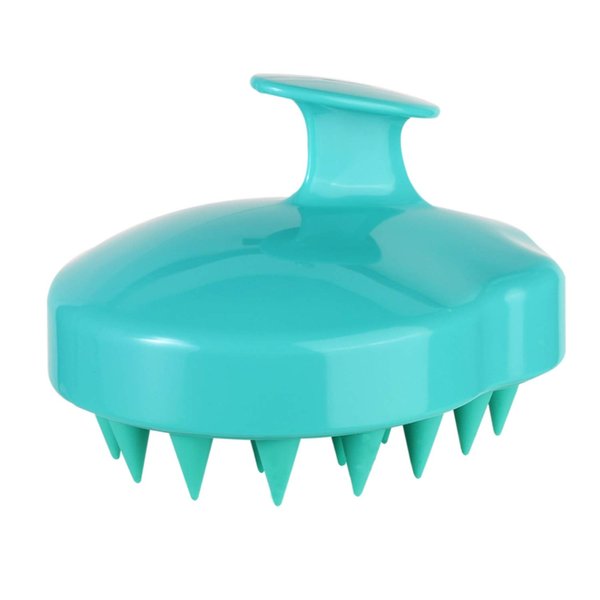 BTYMS Hair Scalp Scrubber Shampoo Brush, Silicone Scalp Massager Scalp Brush Hair Washing Brush Exfoliating Brush for Hair Growth & Dandruff Removal - Green