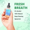 Puur Smile Concentrated Floss Drop Serum – 2oz Concentrated Mouth Wash to Use in Water Flosser | Natural Essentials Promotes Good Breath | Organic Spearmint Drop Supports Good Oral Health