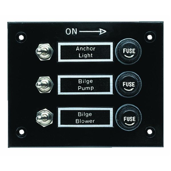 Toggle Switch Panel 3 Gang