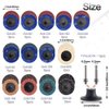 NYXCL 60Pcs Sanding Discs Set, 2 inch Quick Change Sanding Discs with 1/4" Holders, Die Grinder Surface Conditioning Burr Rust Paint Removal