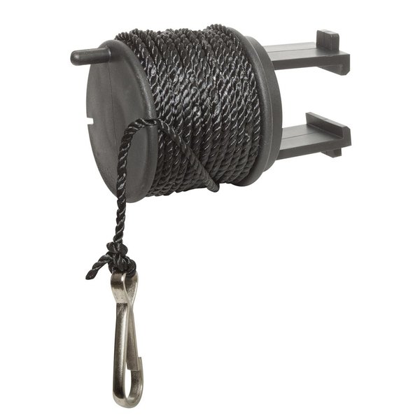 High Point Products Gear Lift Cord for Tree Stand, 25 Feet of Nylon Cord Clamps onto Tree Stand, Fits Square 1-Inch Tubing, Clamps On for Easy Assembly, Hauls Hunting and Archery Gear, Gun and Bow Easily into Tree Stand