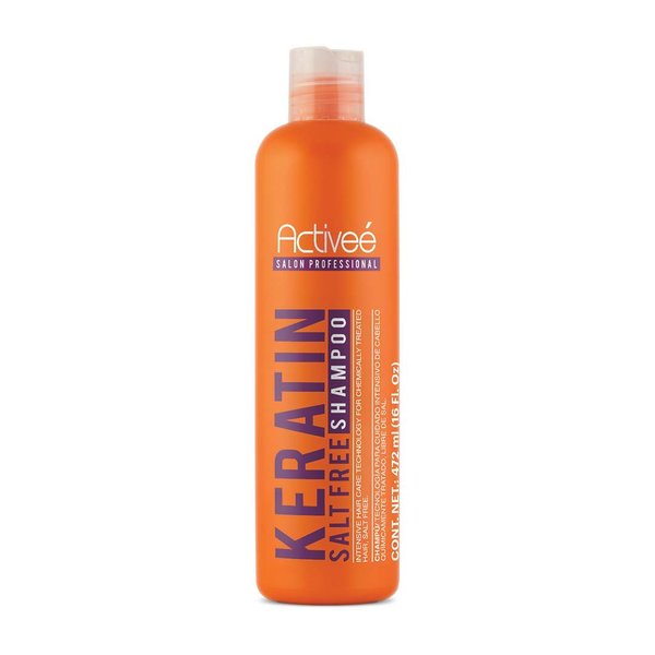Activee Keratin Shampoo 16 oz | Keratin-straightened and chemically treated hair Professional