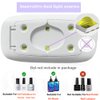 Kepma UV LED Nail Dryer Mini lamp Portable Curing Light for Gel Nail Polish,6w(White)