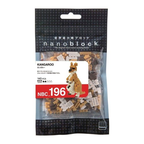 Nanoblock - Animals - Kangaroo, Nanoblock Collection Series Building Kit