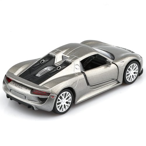 TOKAXI 1/36 Scale Porsche 918 Spyde Diecast Model Cars,Pull Back Vehicles Porsche Toy Cars,Cars Gifts for Boys Girls
