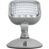 Lithonia Lighting ERE GY SGL WP SQ M12 LED One Single Head Emergency Light, Gray