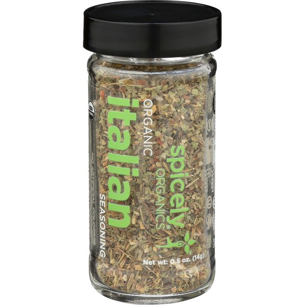 Spicely Organics Seasoning Italian Jar Certified Gluten Free, 0.5 Oz
