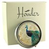 Designer Pill Box by Houder - Decorative Pill Case with Gift Box - Carry Your Meds in Style (Peacock)