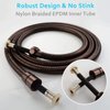 Extra Long Shower Hose 79 Inches, Angle Simple Flexible and No Tangles, Metal Handheld Shower Head Hose, Replacement Bidet Sprayer Hose, Oil Rubbed Bronze