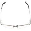 Foster Grant Lamar Reading Glasses, Gunmetal/Transparent, 59 mm