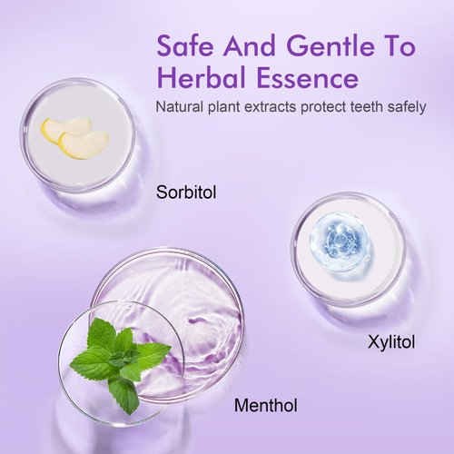 Purple Toothpaste Whitening for Teeth, Colour Corrector Purple, Tooth Stain Removal, Purple Teeth Whitening Toothpaste Adults, Teeth Whitening Booster