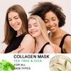 ISHERBIN Bio Collagen Face Mask, Overnight Mask Facial sheet masks for lifting, firming, and moisturizing,