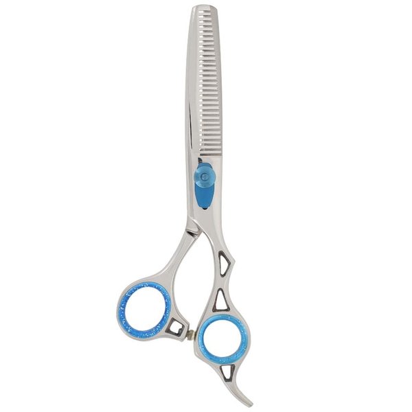 STYLING THINNING SHEARS FOR HAIRCUTTING - 6" FOR SALON, BARBERSHOP, AND AT HOME USE