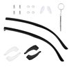 Glasses Arm Replacement Universal Glasses Arm with Screws, Easy to Replace, Washers, Screwdriver, Nose Pads, 2 Pairs of Non-Slip Glasses Spinning Slides