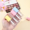 oruola 6pcs Lip Gloss Tubes Empty, 6ml Clear Lip Gloss Tubes with Wand Cuticle Oil Dispenser Refillable Transparent Lipstick Bottles for Women Girls DIY Makeup (Colorful)