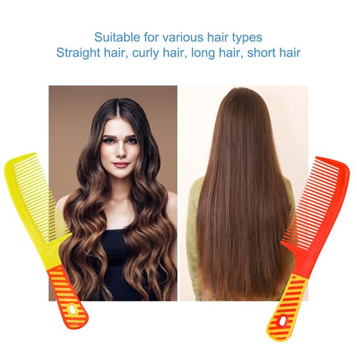 Disposable Combs in Bulk Individually Wrapped Widen Combs Sturdy Hair Combs for Women and Men, Long Handle Combs for Homeless, Hotel, Air Bnb, Shelter, Nursing Home,Charity Church (Colorful 30 Pack)