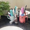 4 Pack Travel Toothbrush Case, Holder Toothbrush Travel Containers for Trip Home Camping Dust-Proof and Sanitary ，Travel Toothbrush Holder