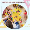 Card Binder for Cards, 9-Pocket Portable Card Collector Album Holder Book Fits 900 Cards with 50 Removable Sleeves, Trading Card Binder Display Storage Carrying Case for TCG yellow