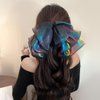 Outyua Black Hair Bow Big Bow for Hair Tulle Hair Bow Clip Coquete Bows Hair Accessories for Women Girls