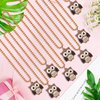 CiciBear 24 Pack Owl Necklace Party Favors with Mardi Gras Beads for Forest Friends Woodland Animals, Party Favors, Home Decorations, Birthday Celebrations