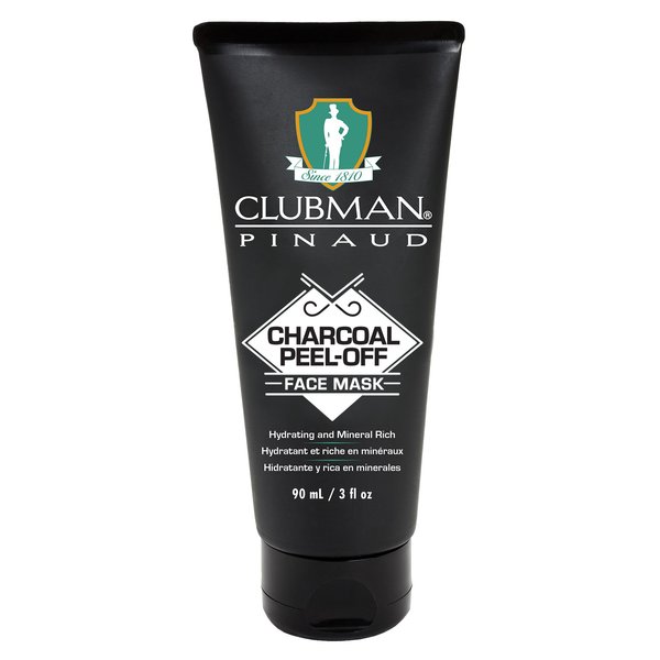 Clubman Pinaud Charcoal Peel-off face Mask, Hydrating and Mineral-Rich, 3 fl oz - 1 pack