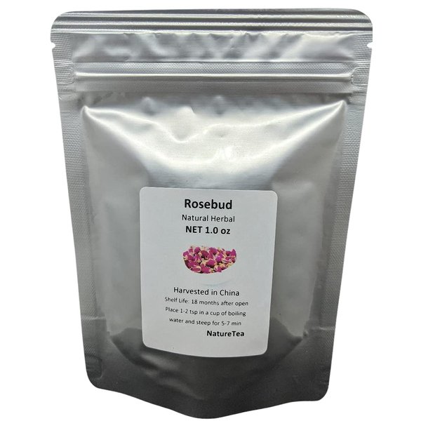 Rosebud Tea - 1 oz (28g) Sampler Size - Loose Leaf by Nature Tea