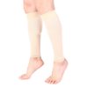 Doc Miller Calf Compression Sleeve 1 Pair 15-20 mmHg Firm Support Graduated for Sports Running Recovery Shin Splints Varicose Veins (Pale Skin, S)
