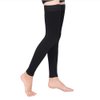 PPXGOGO Compression Socks for Women & Men 20-30 mmHg Thigh High Leg Sleeve Support with Silicone Band for Running, Varicose Veins, Edema, Swelling.(Black,M)