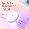SAVILAND U V Light for Nails - 36W Portable Handheld Mini U V LED Nail Lamp for Gel Nails Curing All Soak-Off U V Folding Stand Nail Dryer Easy to Use for Nail Art Tool for Home DIY Salon