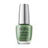 OPI Infinite Shine Long-Wear Dark Crème Finish Opaque Green Nail Polish, Up to 11 days of wear & Gel-Like Shine, Happily Evergreen After, 0.5 fl oz