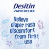 Desitin Rapid Relief Cream, 2 oz - Soothing Skin Protectant for Adult & Baby Diaper Rash, Cream Form