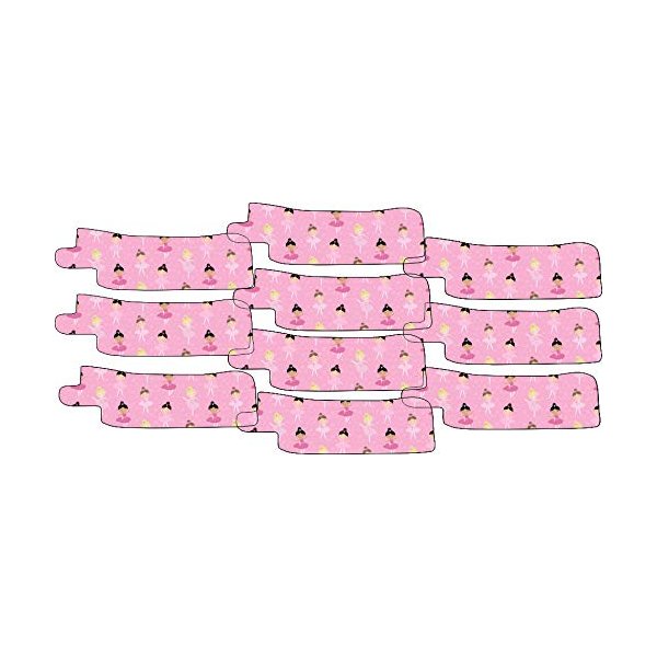 Nasogastric or Oxygen Tube precut Adhesive Tape Ballerina Theme x 10 Pack. (Left Side)