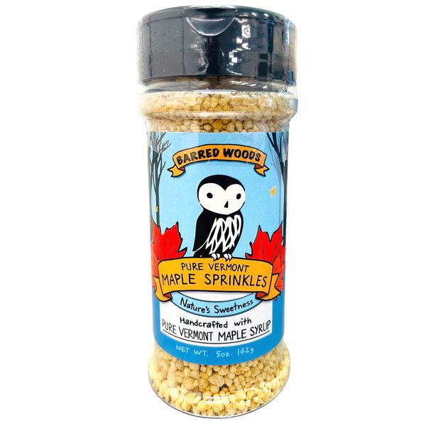 Barred Woods Maple - Pure Vermont Maple Sprinkles Crunch (Perfect on Ice Cream & Yogurt)