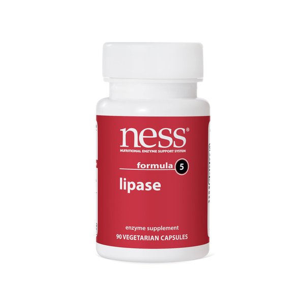 Ness Enzymes Lipase #5 90 caps