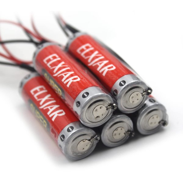 Lunggwey (5-Pack) 3.6V ER6C PLC Lithium Replacement Battery for Maxell ER6C, Mitsubishi F2-40BL, F240BL, F1, F2, FX, FX1, FX2, FX2C, FX2N (3 Position Connector - 2 Wires)