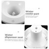 Yardenfun Water Dispenser Top Cover universal water cooler seat replacement smart seat water cooler part sink accessories glacier bay water dispenser cooler stand water dispenser guard white