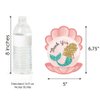 Big Dot of Happiness Let's Be Mermaids - Shaped Baby Shower, Birthday Party Thank You Note Cards with Envelopes - Set of 12
