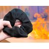 Tactical Scrunchie™ - Hair Tie - Hidden Zipper Pocket, Scrunchies for Thick Hair, Fire Resistant, Self Defense Punching, MMA Padded Knuckle Protectors, Soft Gel Hand Wraps for Boxing