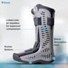 Ossur Rebound Air Walker Boot with Compression Adjustable Comfortable Straps & Air Pump Rocker Bottom | For Ankle Sprains, Stable Fractures, Tendon Sprains & Post-Operative Rehab | (Low Top, Small)