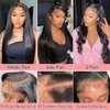 miniask 30 Inch 13x6 HD Lace Front Wigs Human Hair Straight 180% Density Pre Plucked Lace Front Wigs 13x6 Frontal Wigs for Black Women Human Hair Glueless 13x6 Human Hair Wig Straight Lace Wig