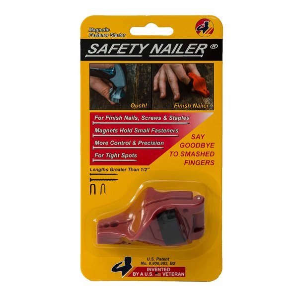 Safety Nailer Mini- For Finish Nails, Small Screws, and Staples