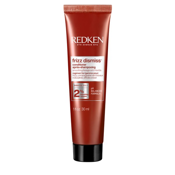 Redken Frizz Dismiss Conditioner | For Frizzy Hair | Moisturize, Detangle & Protect From Frizz | Sulfate Free | 1 Fl Oz