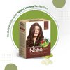 Nisha Natural Henna Based Hair Color, Permanent Black Hair Color Dye, Natural Premium Henna, 100% Grey Coverage, Dark Brown, 2.12 oz