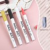 Mcduyant 4 Pieces Nail Polish Pens Nail Art Pen Fine Tip Nail Painting Nail Graffiti Pen for Nail Art Supplies